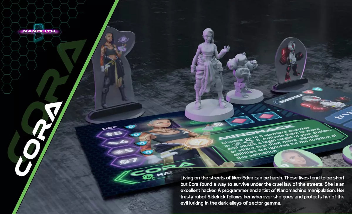 Nanolith: Cyberpunk RPG Board Game