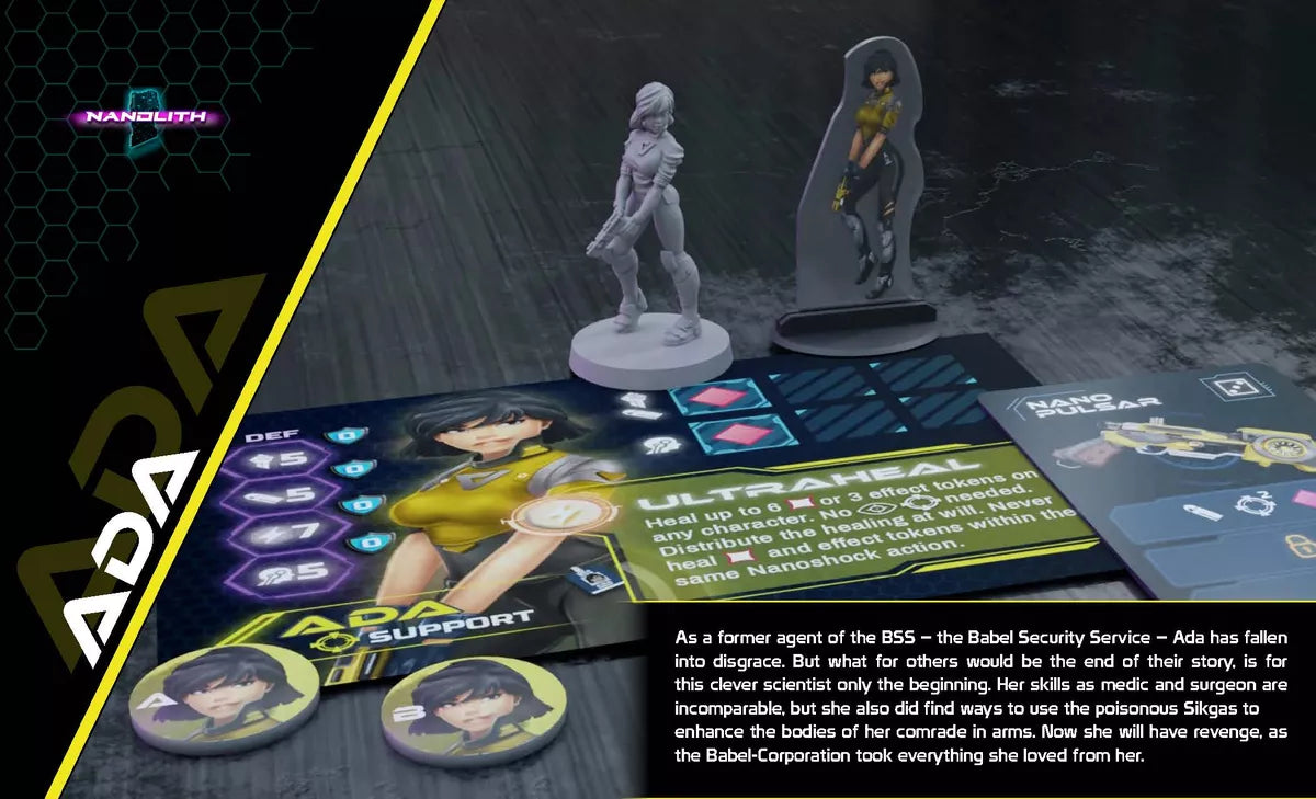 Nanolith: Cyberpunk RPG Board Game