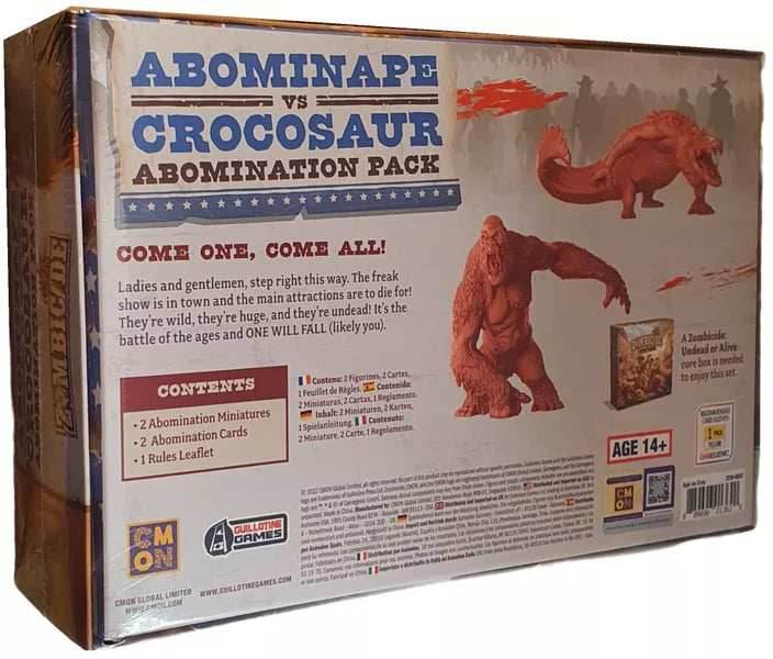 Zombicide: Undead or Alive - Abominape vs Crocosaur Kickstarter Exclusive Abomination Pack - 