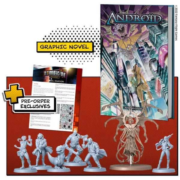 Zombicide: Invader - Android Run the Citadel with Pre-order Exclusives - 