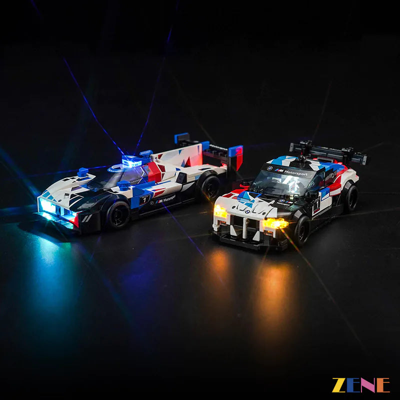 Light Kit for LEGO BMW M4 GT3 & BMW M Hybrid V8 Race Cars #76922