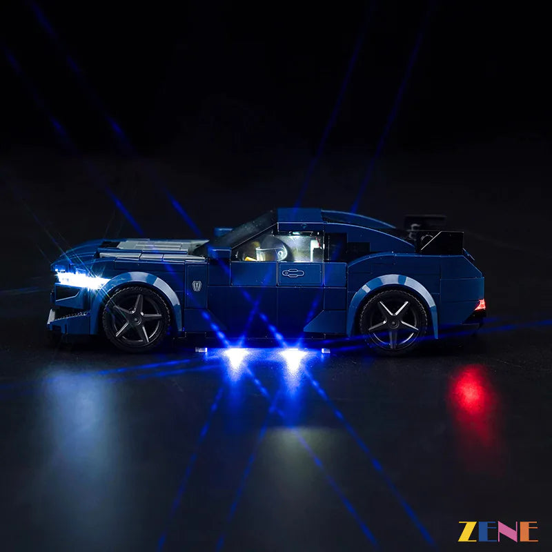 Light Kit for LEGO Ford Mustang Dark Horse Sports Car #76920