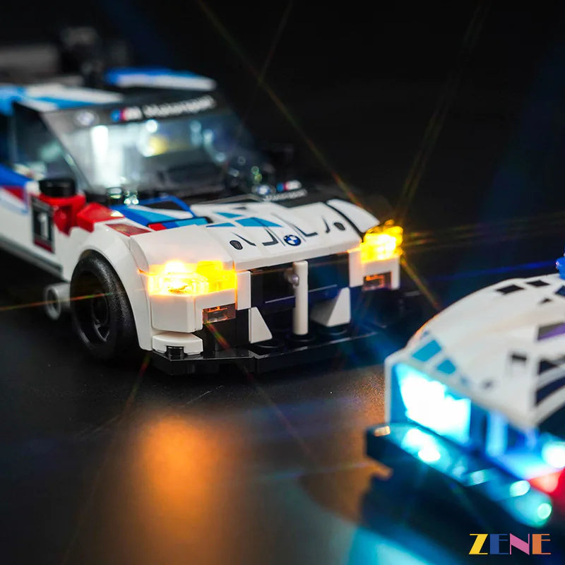 Light Kit for LEGO BMW M4 GT3 & BMW M Hybrid V8 Race Cars #76922