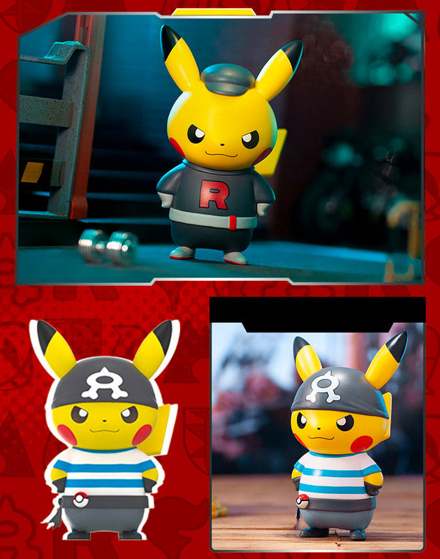 Pokemon Pikachu Villain Costume Series Figurine (Random)