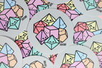 Pastel Tiny Dice Cluster Sticker