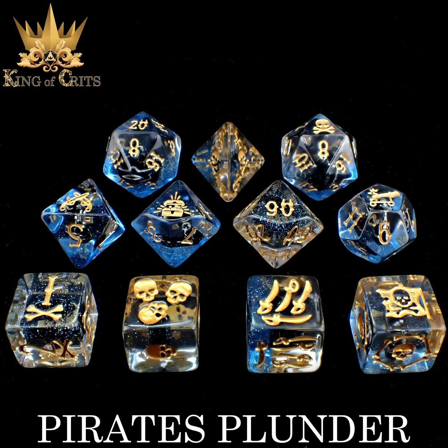 Pirates Plunder 11 Dice Set