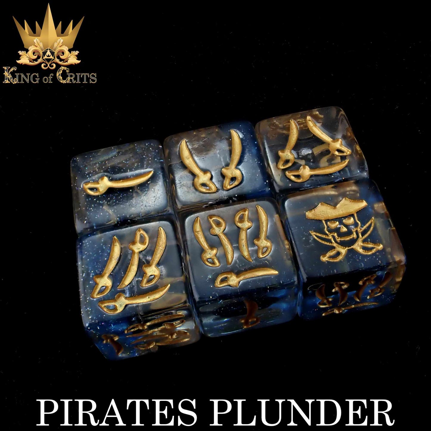 Pirates Plunder 11 Dice Set