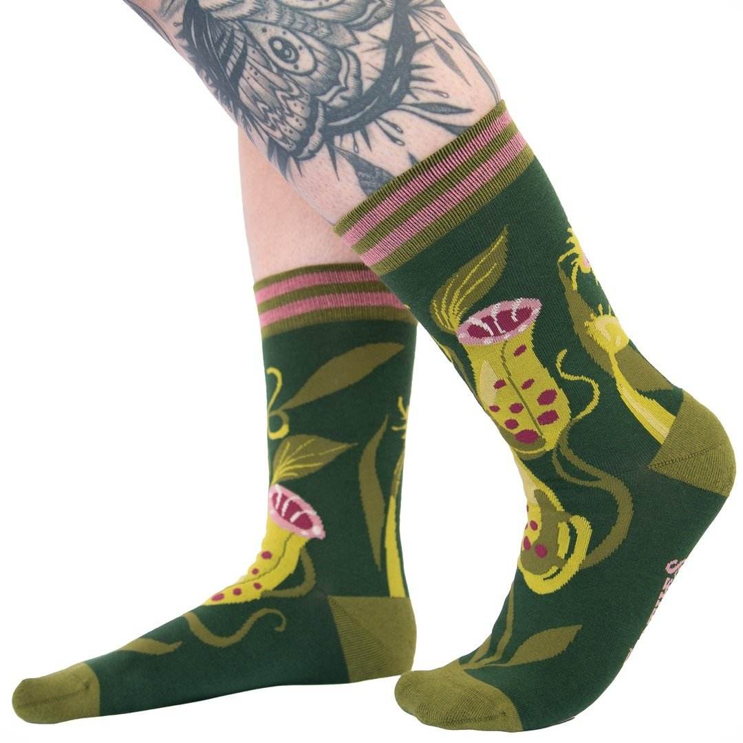 Pitcher Plant Crew Socks - 