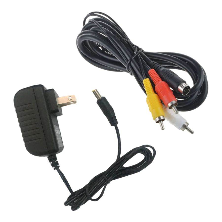 A/V & Power Cord Bundle For Sega Genesis 2 - 