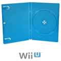 Nintendo Wii U Blue Video Game Replacement Shell Storage Case - 