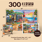 Campside - Oceanside Camping 300 Piece EZ Grip Jigsaw Puzzle