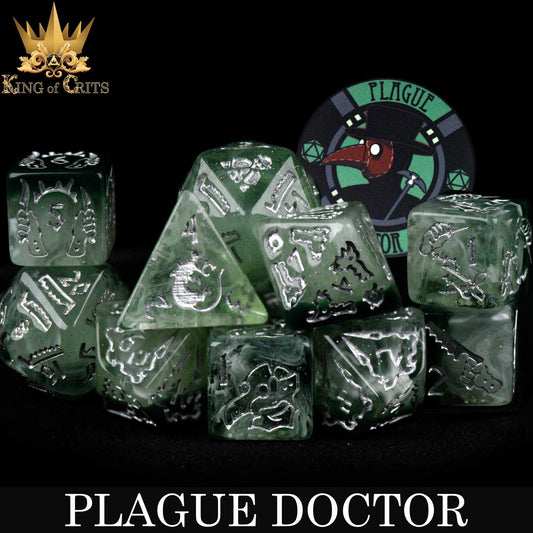 Plague Doctor 11 Dice Set