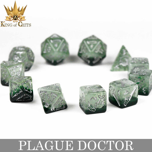 Plague Doctor 11 Dice Set