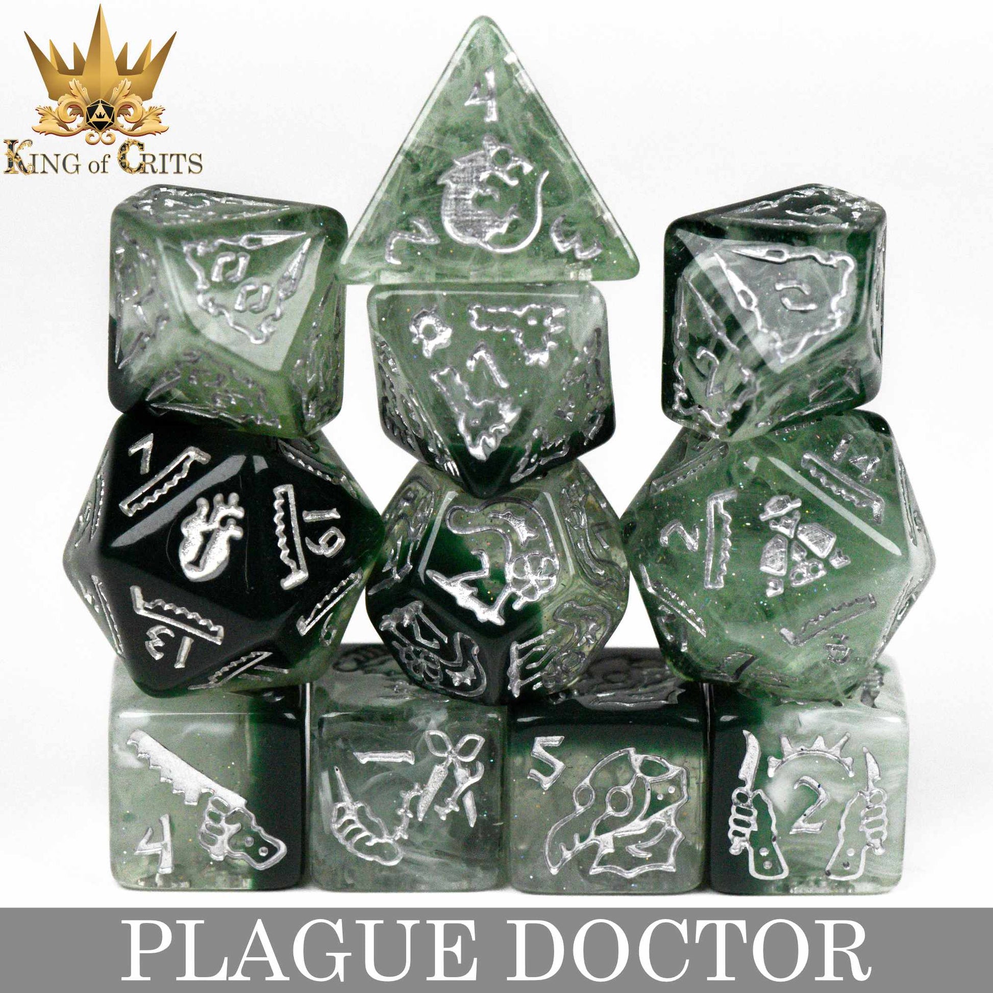 Plague Doctor 11 Dice Set