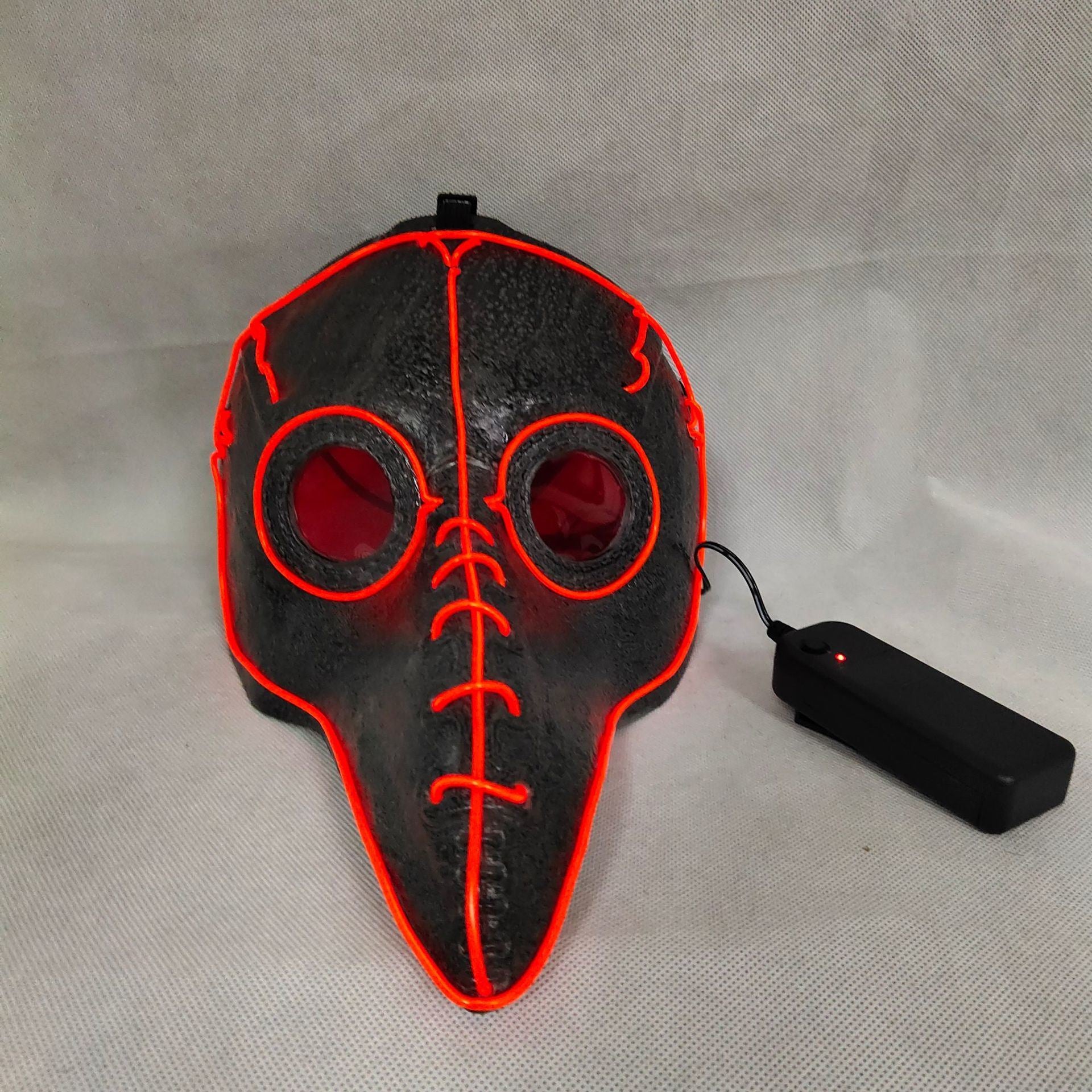 Plague Doctor Mask Halloween Glowing Mask Steampunk Party Cosplay