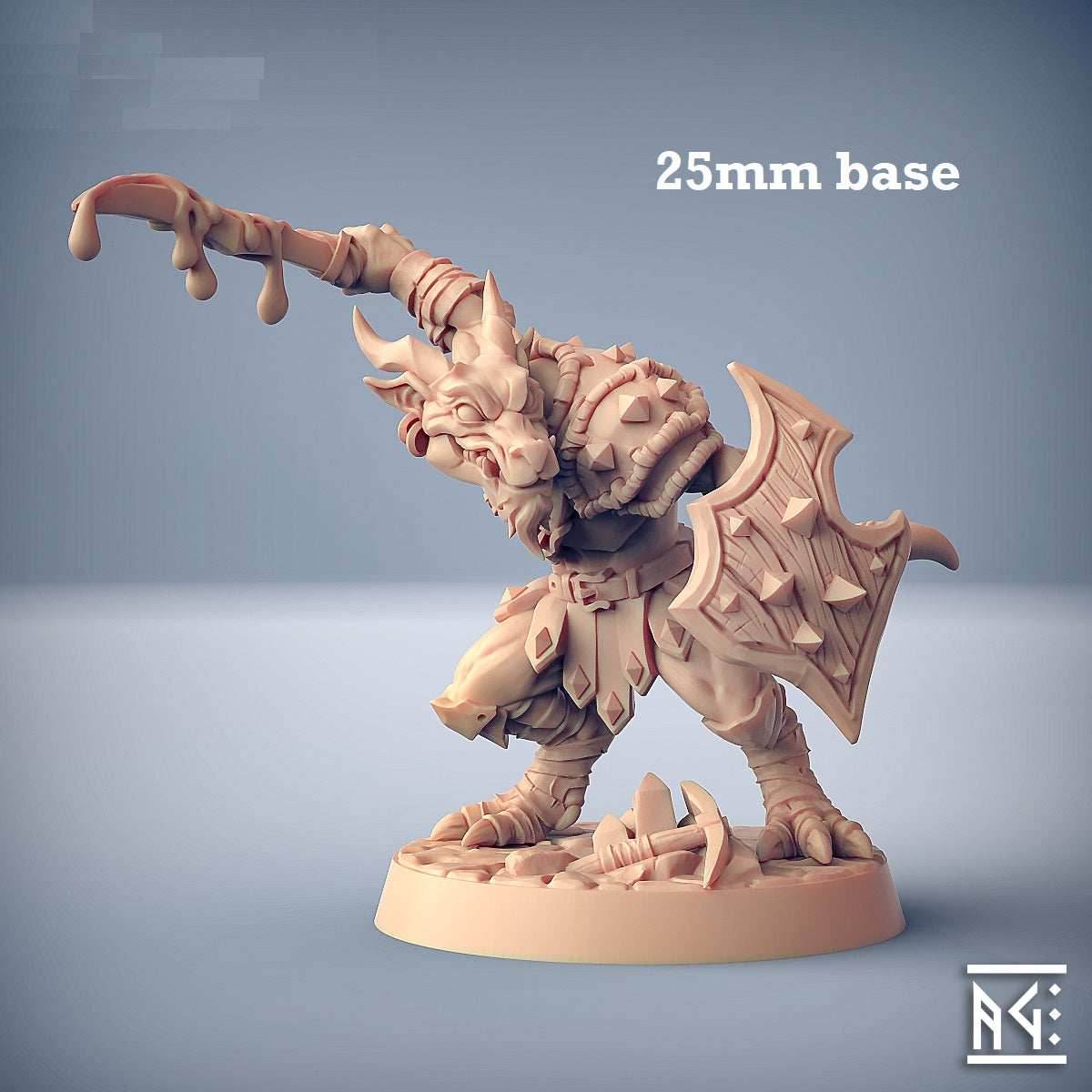 Plague-Mine Kobold: Sculpt A (Male Kobold Warrior) - Poison Sword