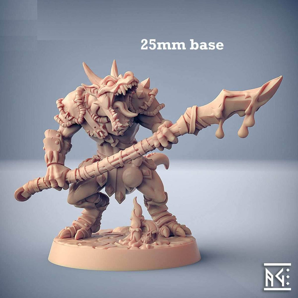 Plague-Mine Kobold: Sculpt E (Male Kobold Warrior) - Poison Spear