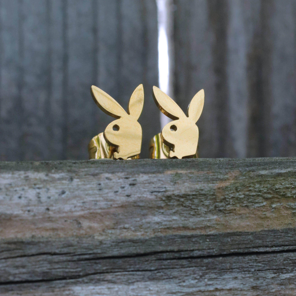 Playboy™ Stud Earrings - Gold