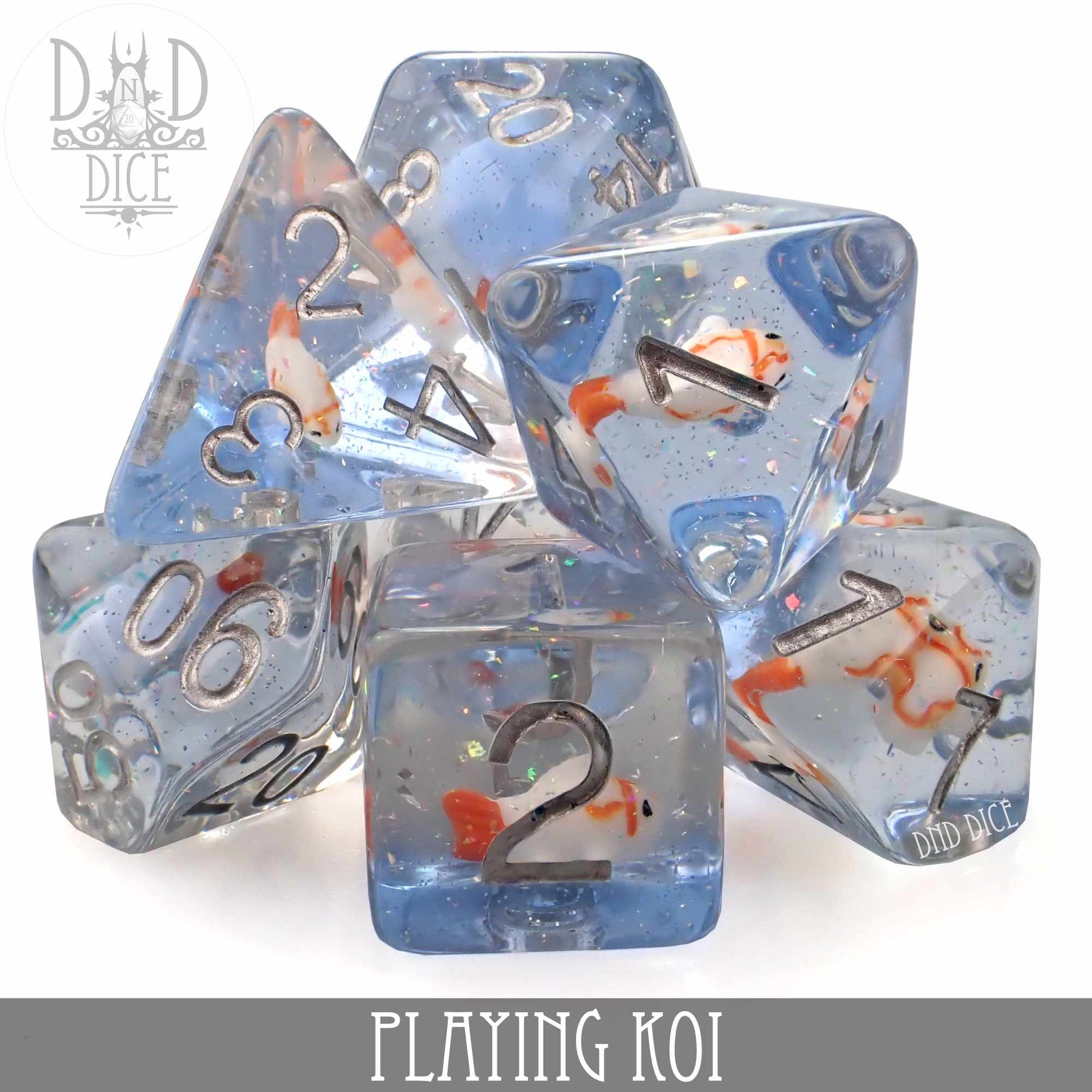 Playing Koi Dice Set