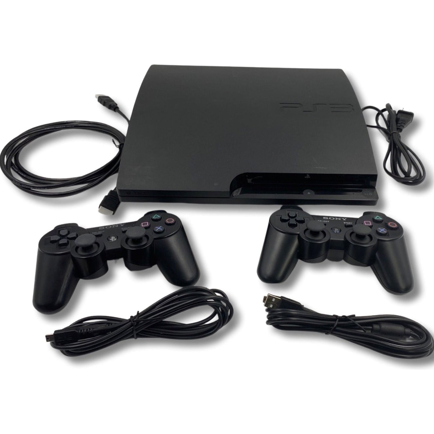 PlayStation 3 Slim 120GB (Console w/ 2-Controllers)