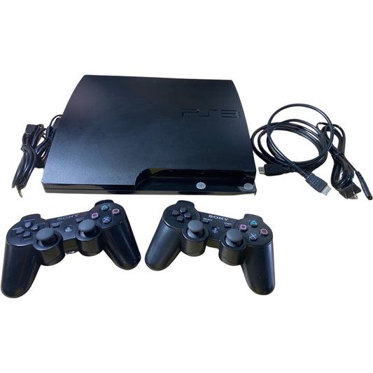 PlayStation 3 Slim System 250GB 2 OEM Controllers