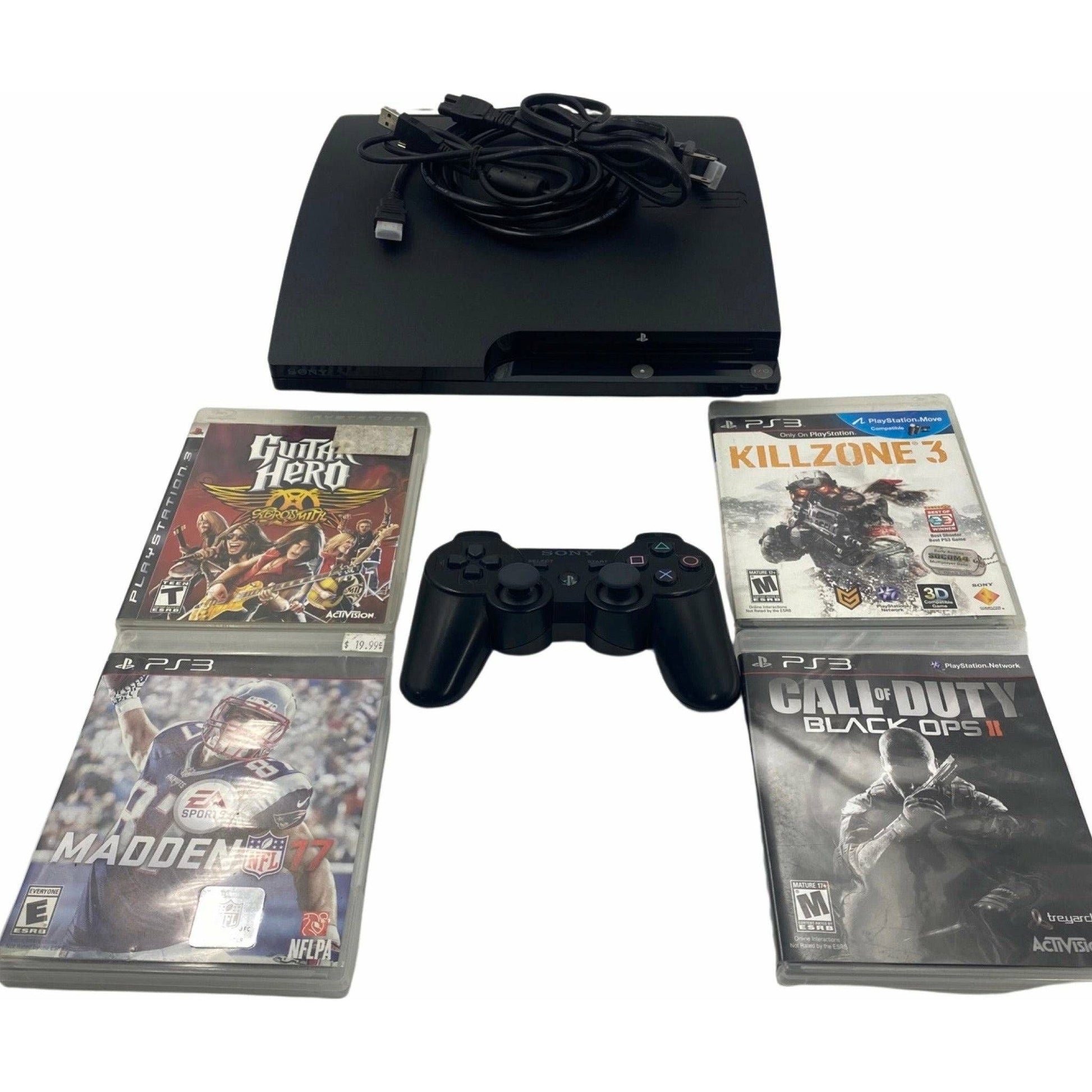 PlayStation 3 Slim System 250GB (4 Game Bundle)