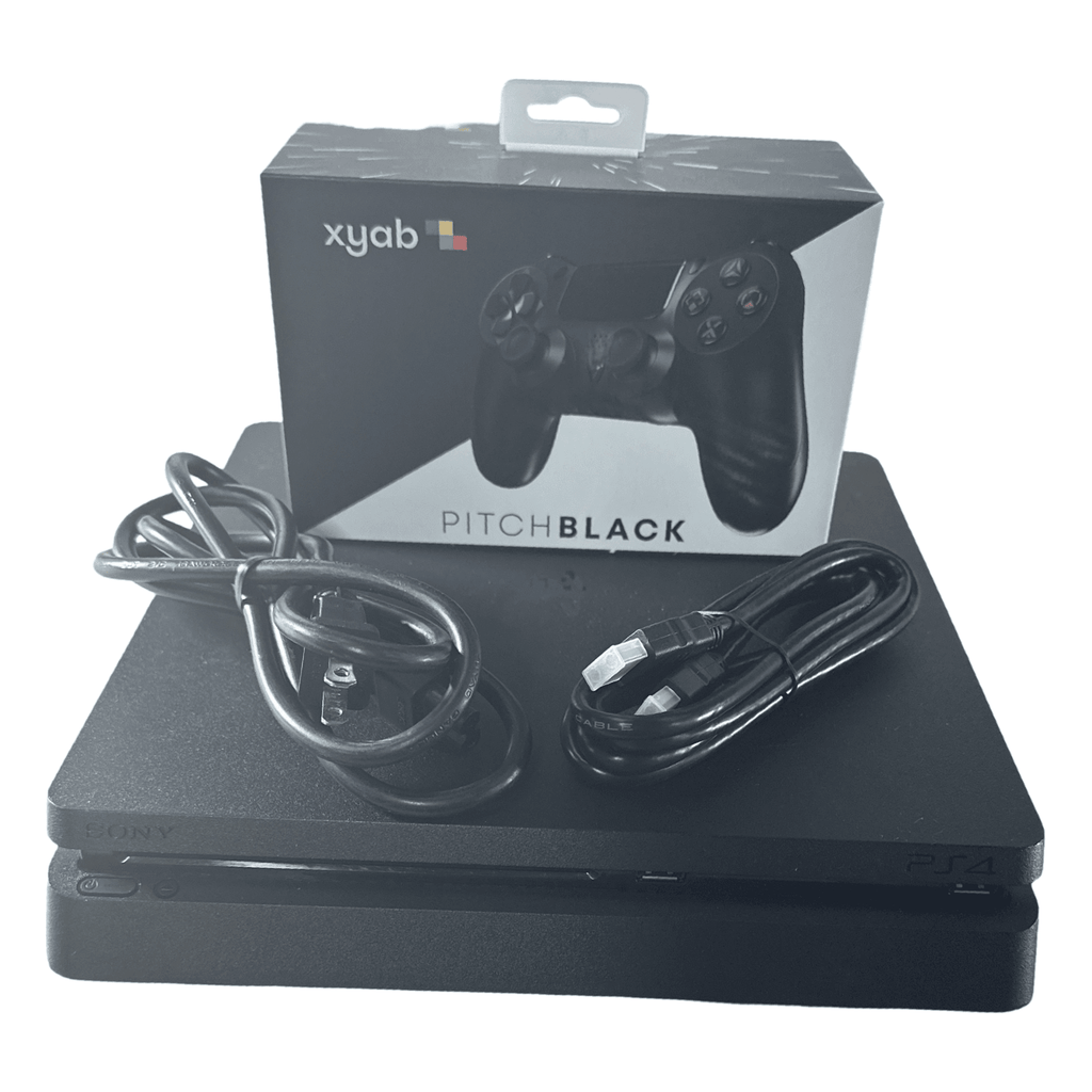 Playstation 4 1TB Slim Console (Refurbished) - System & 1 New 3rd Party Controller (Refurbished)