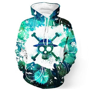 Plus size One Piece Skull Men Women 3D Hoodies Tops