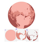 Pluto Wall Mural Stencil Set
