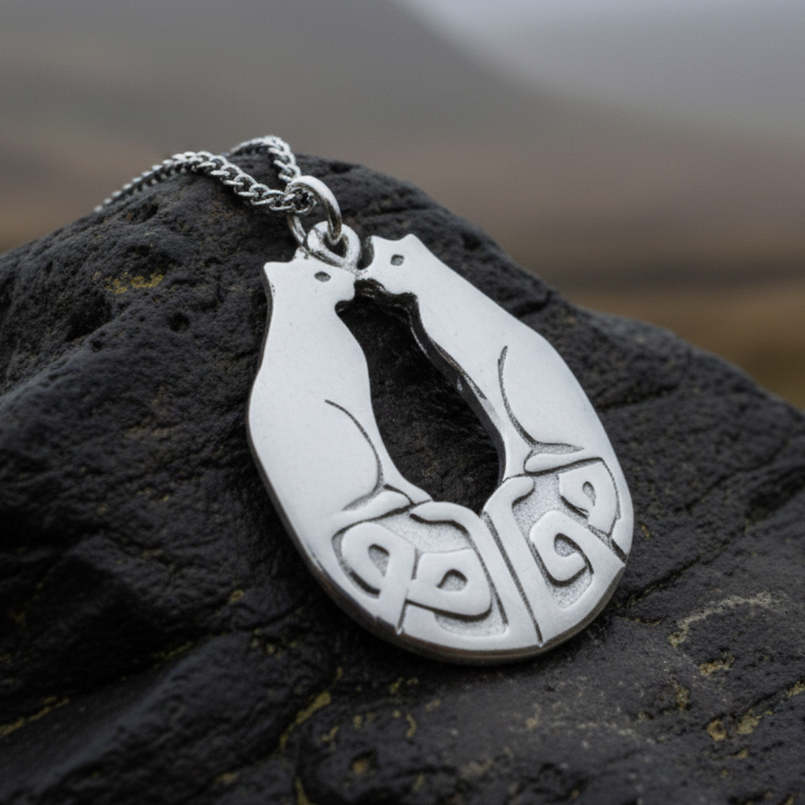 Celtic Cats Necklace
