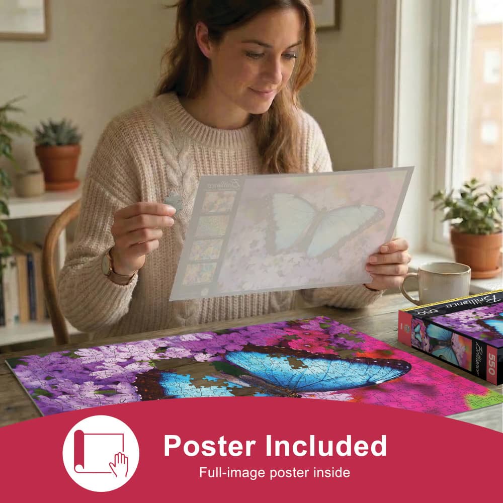 Brilliance - Iridescence 550 Piece Jigsaw Puzzle