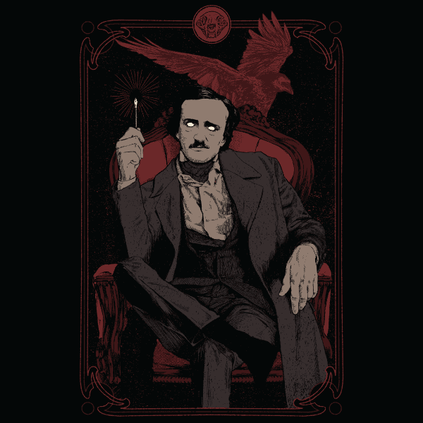 'Poe and the Raven' Shirt - Small