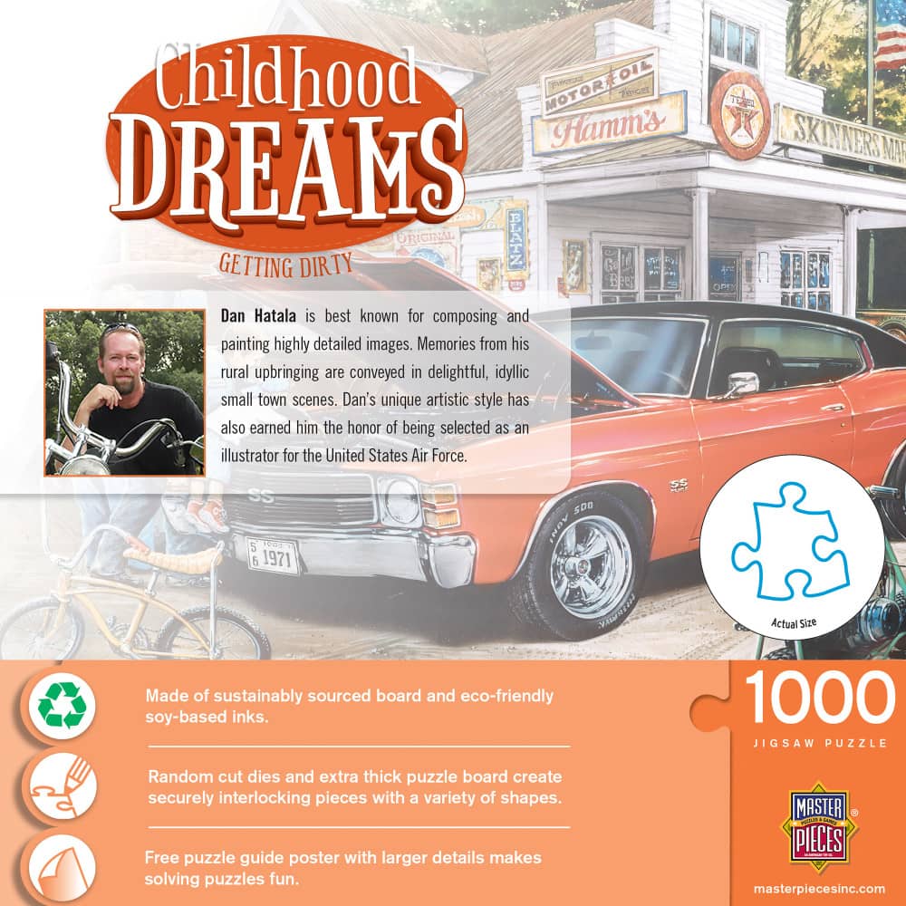 Childhood Dreams - Getting Dirty 1000 Piece Jigsaw Puzzle