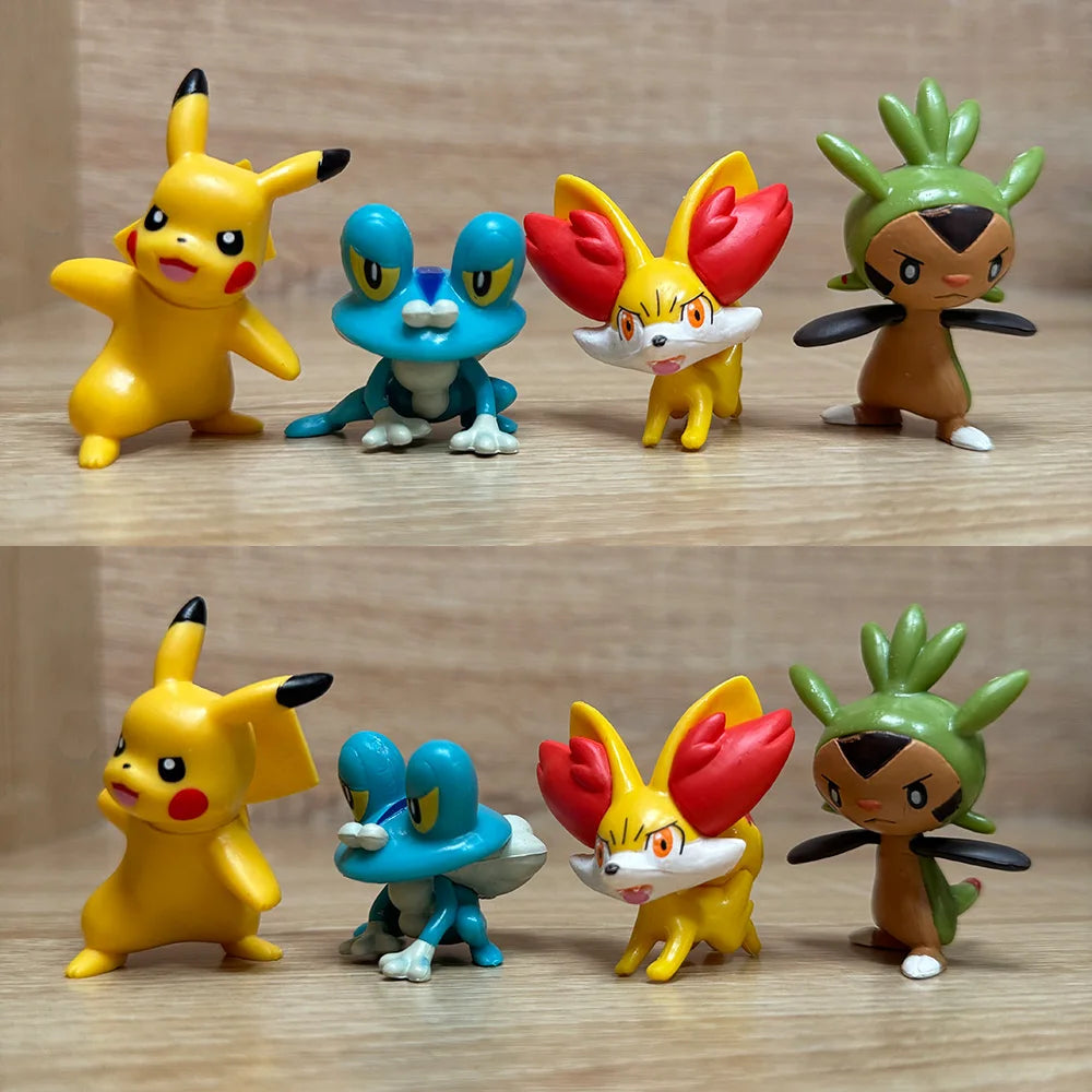 Pokemon Action Figure Pikachu Toys Charmander Squirtle Bulbasaur Pocket Monster Tiny Figure Childrens Gift