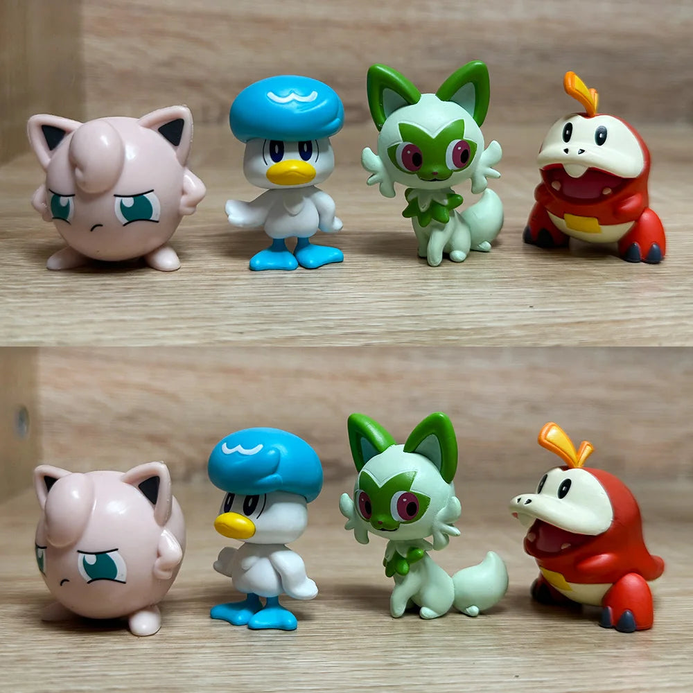 Pokemon Action Figure Pikachu Toys Charmander Squirtle Bulbasaur Pocket Monster Tiny Figure Childrens Gift