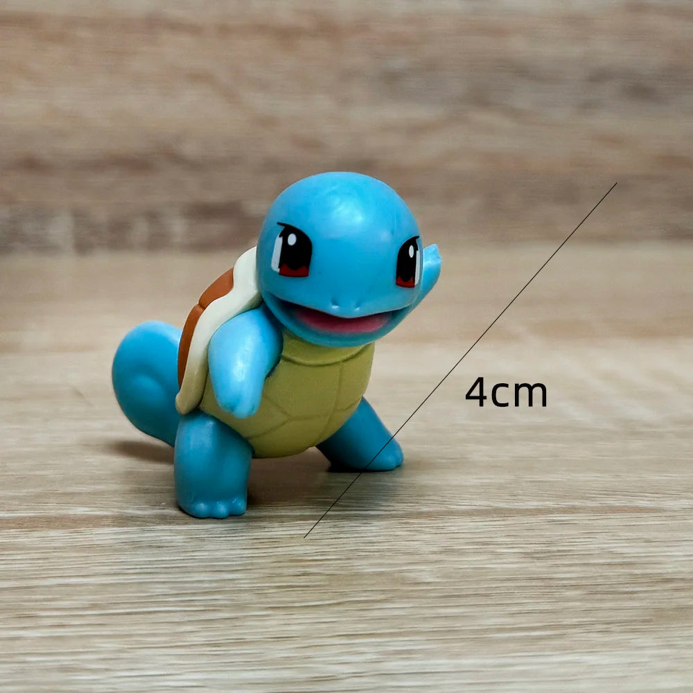 Pokemon Action Figure Pikachu Toys Charmander Squirtle Bulbasaur Pocket Monster Tiny Figure Childrens Gift