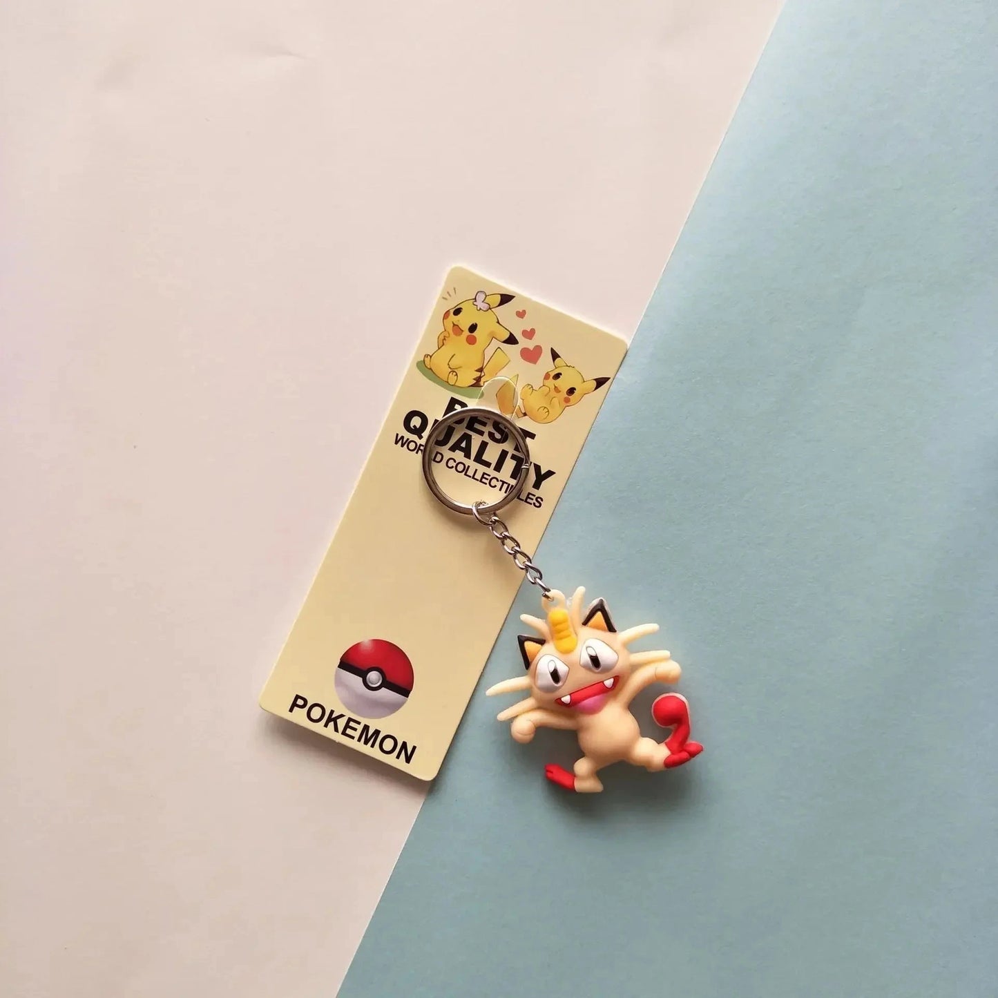 Pokemon Anime Marowak Abra Gengar Ponyta Porygon Alloy Silicone Keychain Accessories Pendant Bag Key Ring Pendant Birthday Gifts