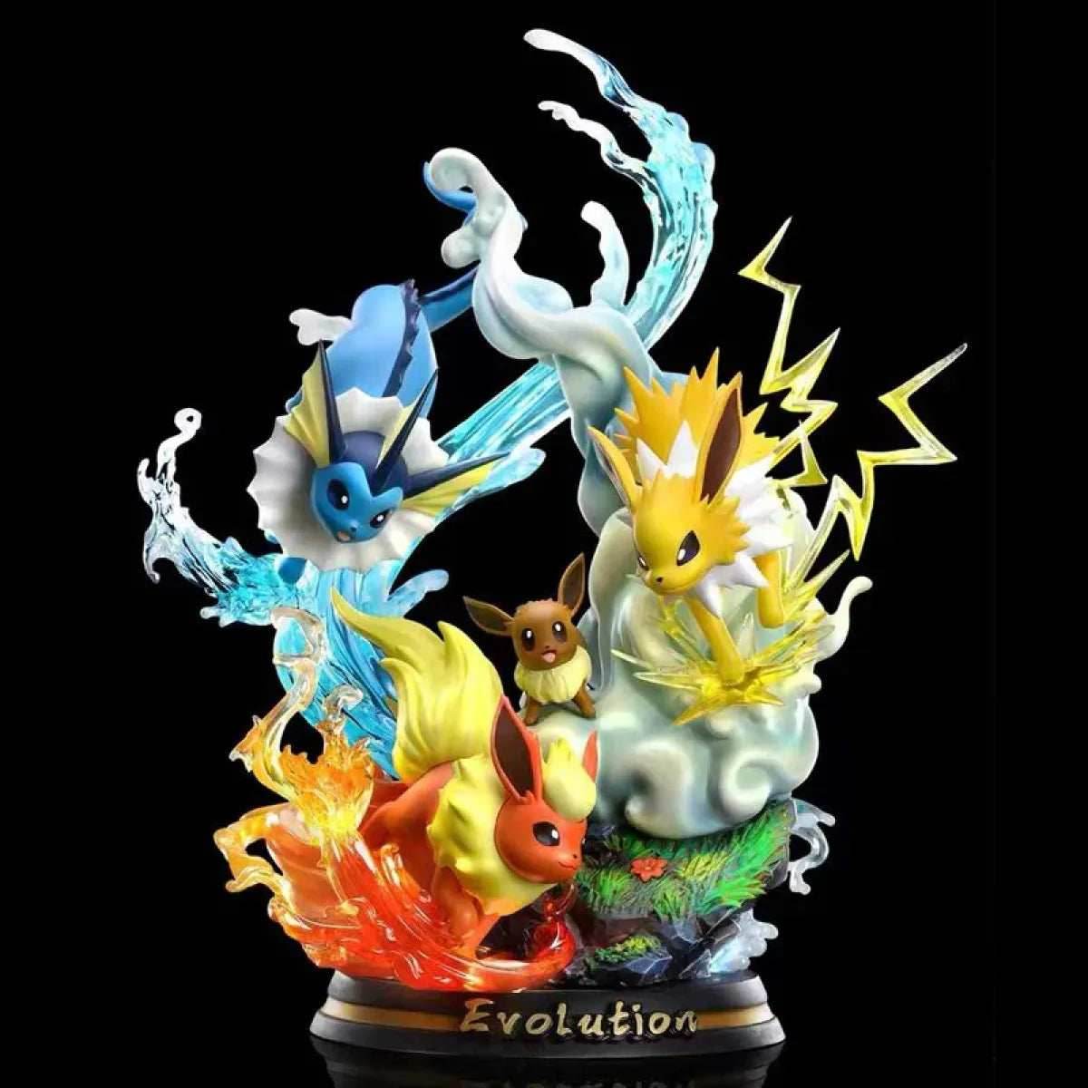 Pokemon Evolution Figures - Charizard, Eevee, Mewtwo, Gengar - 25cm Eevee / no box