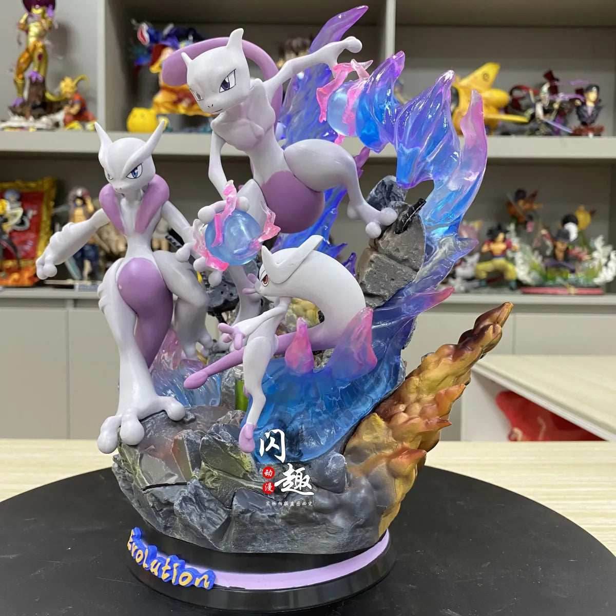 Pokemon Evolution Figures - Charizard, Eevee, Mewtwo, Gengar - 26cm Blastoise / no box