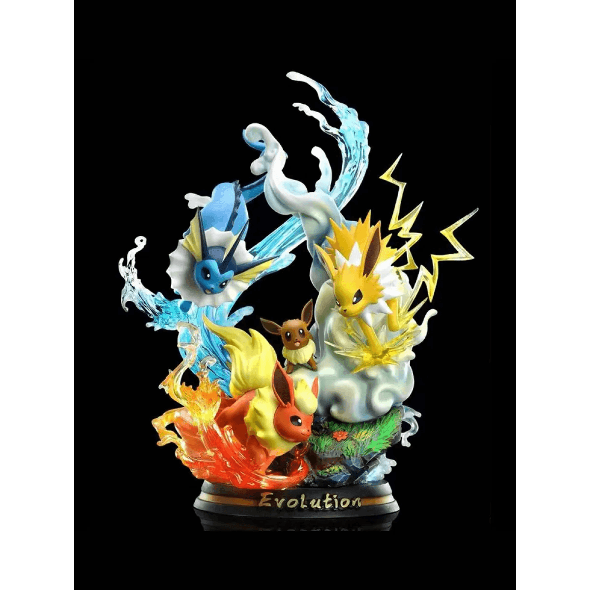 Pokemon Evolution Figures - Charizard, Eevee, Mewtwo, Gengar - 26cm Blastoise / no box