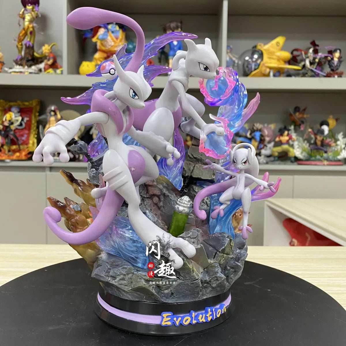 Pokemon Evolution Figures - Charizard, Eevee, Mewtwo, Gengar - 26cm Blastoise / no box