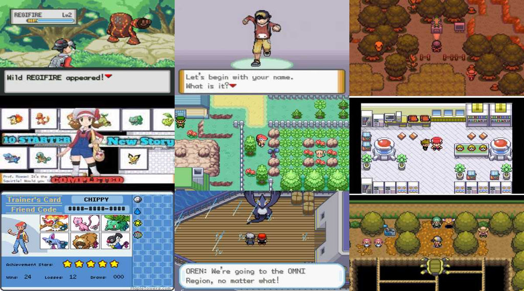 Pokemon Dark Cry GBA ROM Hack Video Game Custom Gameboy Advance