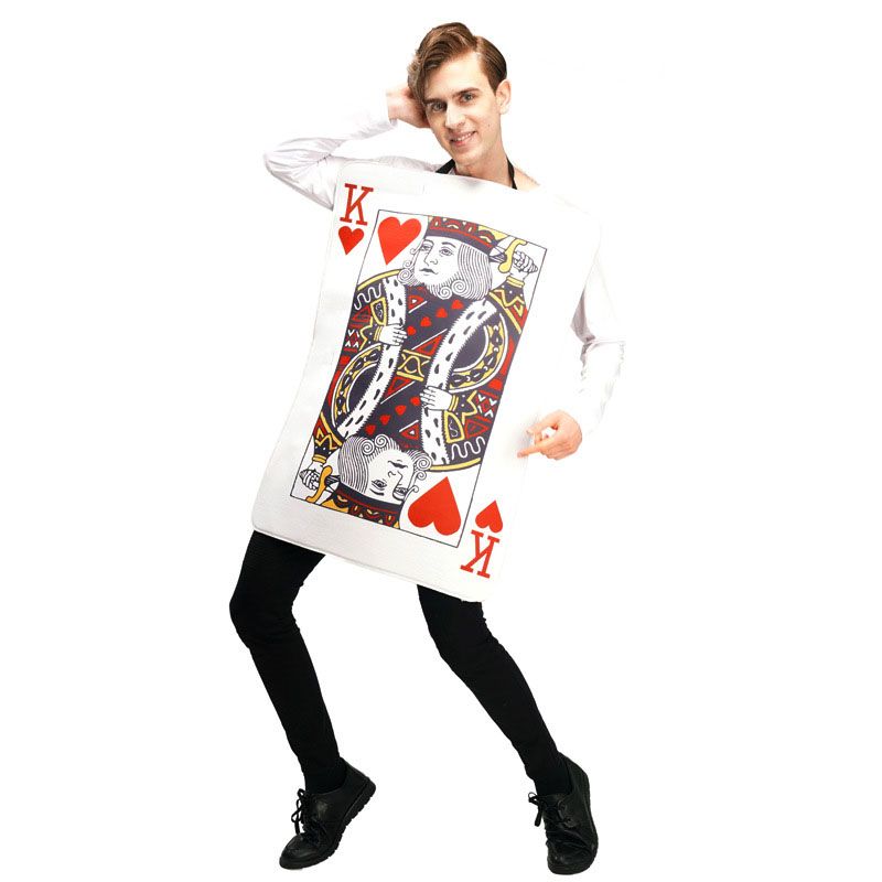 Poker Card Halloween Costume, King and Queen Card Costume