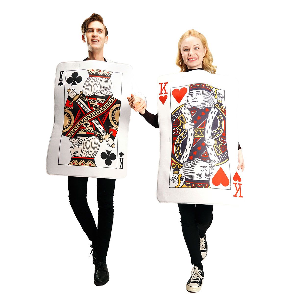 Poker Card Halloween Costume, King and Queen Card Costume