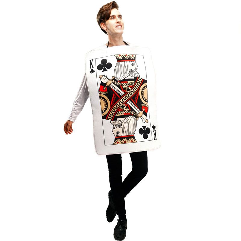 Poker Card Halloween Costume, King and Queen Card Costume