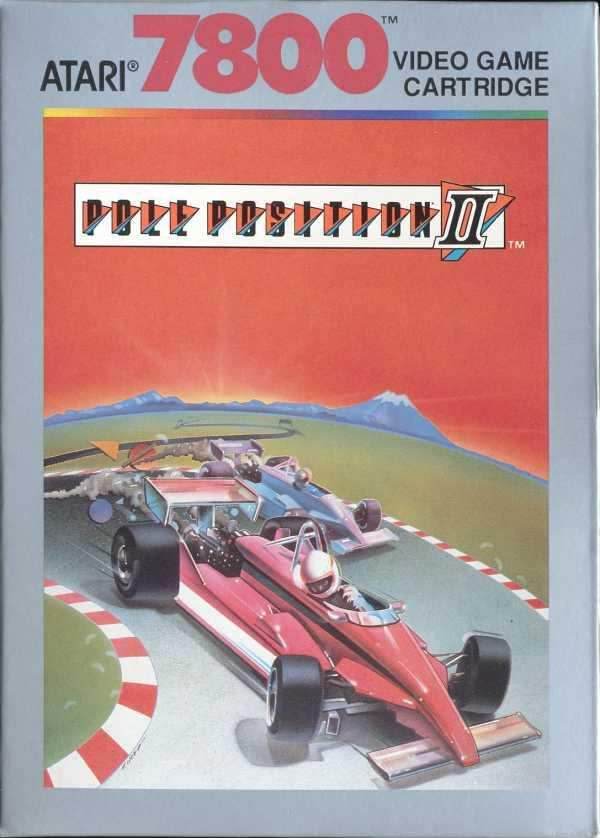 Pole Position II (Atari 7800) - Game Manual Only