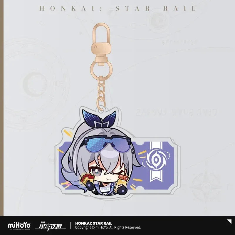 Pom-Pom Exhibition Series Acrylic Keychain Honkai: Star Rail