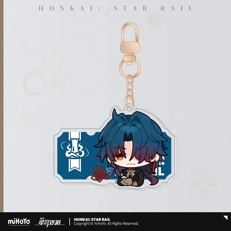 Pom-Pom Exhibition Series Acrylic Keychain Honkai: Star Rail