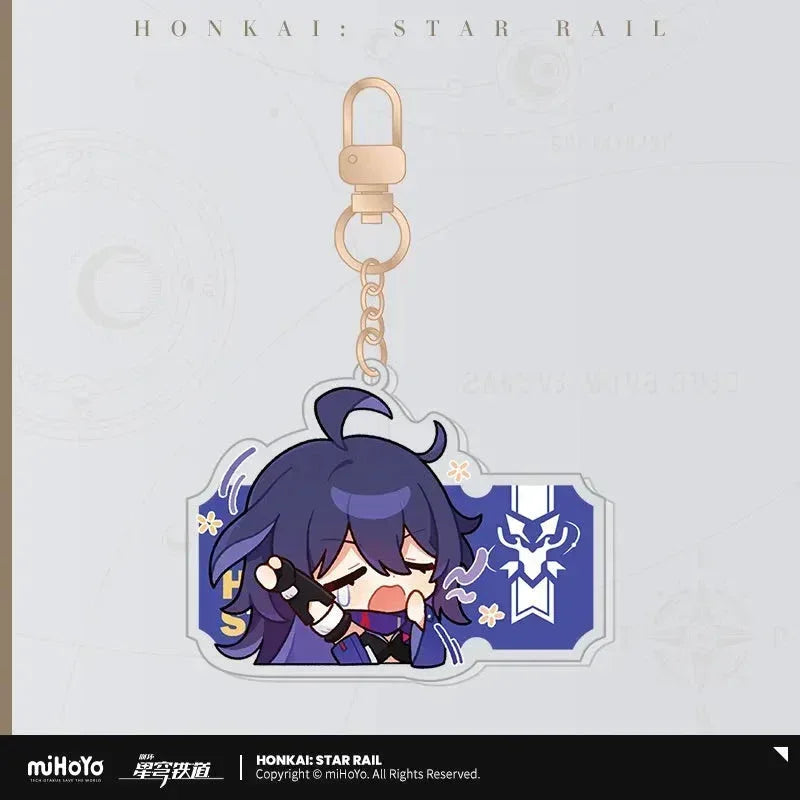 Pom-Pom Exhibition Series Acrylic Keychain Honkai: Star Rail