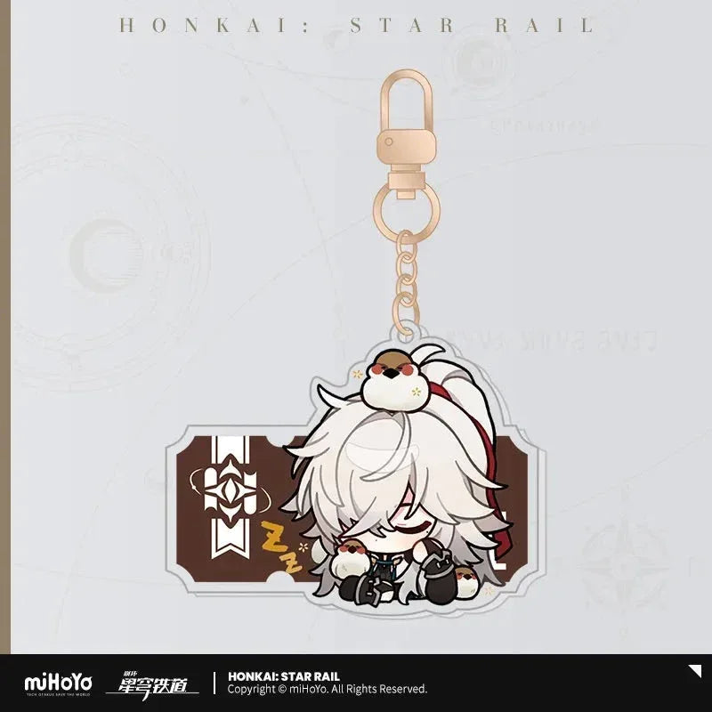 Pom-Pom Exhibition Series Acrylic Keychain Honkai: Star Rail